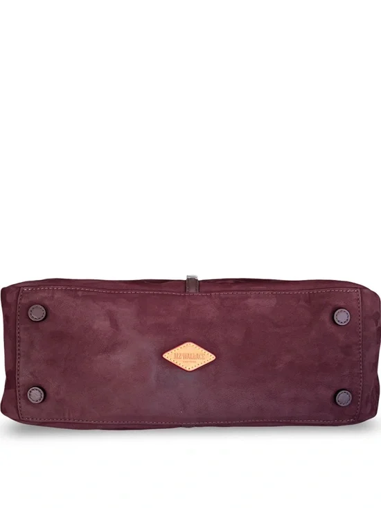 MZ Wallace Nubuck Astor Satchel Satchel Bag with Extra Strap and Pouch - Picture 16 of 17